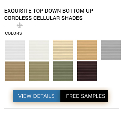WHAT IS EXQUISITE TOP DOWN BOTTOM UP CORDLESS CELLULAR SHADES
